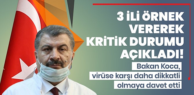 Bakan Koca yaptığı açıklamada