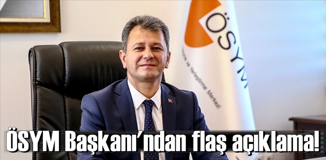 ÖSYM Başkanı Aygün