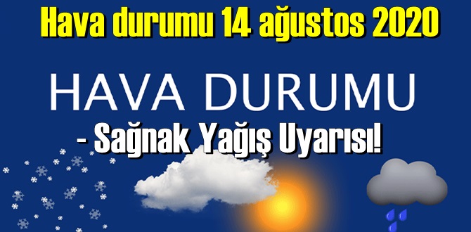 - Sağnak Yağış Uyarısı!