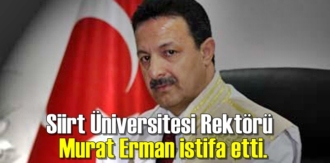 Murat Erman istifa etti!