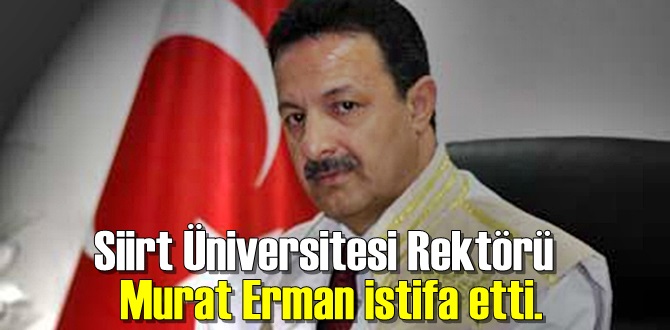 Murat Erman istifa etti!