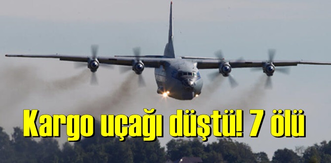 Güney Sudan'da kargo uçağı düştü!