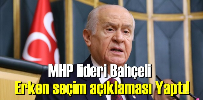 MHP lideri Bahçeli