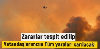 Zararlar tespit edilip Vatandaşlarımızın