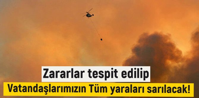 Zararlar tespit edilip Vatandaşlarımızın