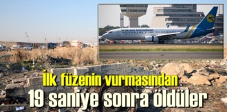 Uçaktaki 176 kişiden kurtulan olmamıştı