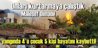 Onları kurtarmaya çalıştık