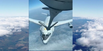 Hava Kuvvetlerimize ait KC-135R tanker uçağı