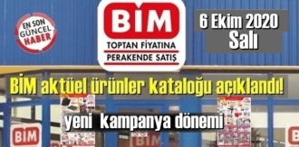 6 Ekim 2020 Salı/ BİM aktüel ürün