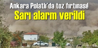 Sarı alarm verildi