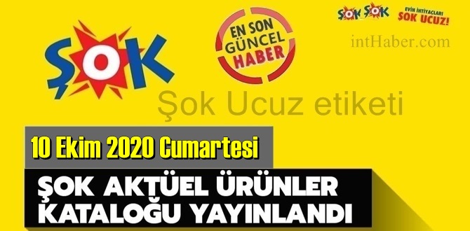 ŞOK aktüel ürünler kataloğu