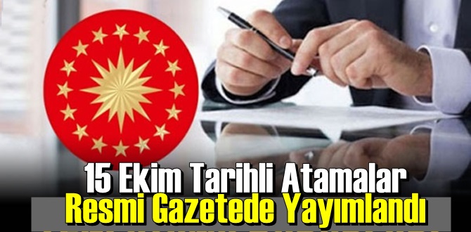 Resmi Gazetede Yayımlandı