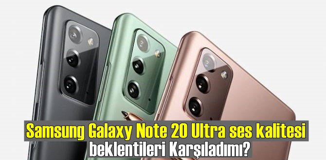 Samsung Galaxy Note 20 Ultra isimli akıllı telefon DxOMark testi