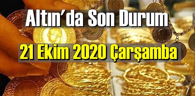 Çeyrek altın gram altın fiyatları canlı 21 Ekim 2020