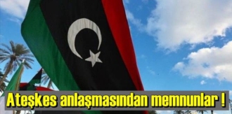 Ateşkes anlaşmasından memnunlar !