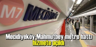 beklenen metro hattında seferler başladı