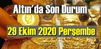 29 Ekim 2020 Perşembe Ekonomi’de Altın piyasası, Altın güne nasıl başlıyor!