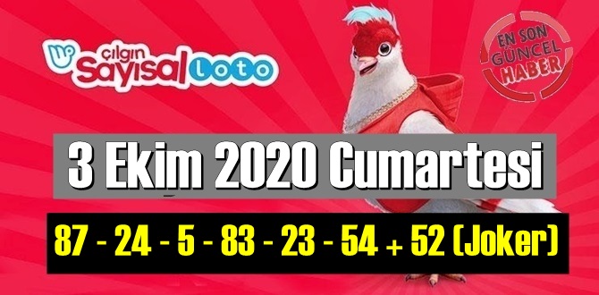 Sayısal Loto çekiliş sonuçları