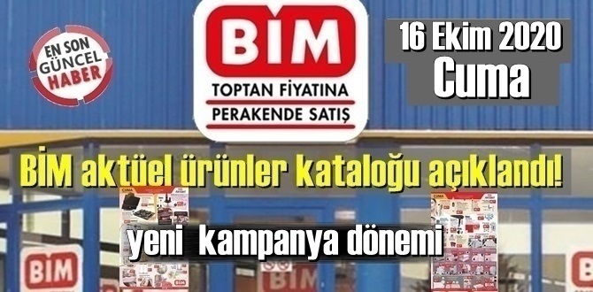 BİM aktüel ürünler