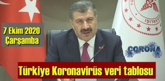 Koronavirüs veri tablosu