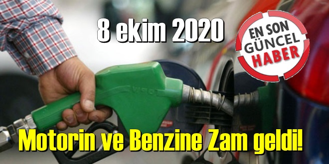 Benzinin litre fiyatına 16 kuruş, motorinin litre fiyatına ise 23 kuruş zam yapıldı.