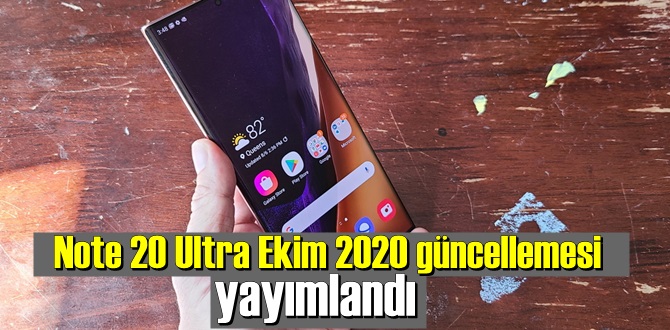 Galaxy Note 20 Ultra için Ekim 2020 güncellemesi