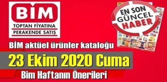 Bim 23 Ekim 2020 Cuma Aktüel Kataloğu
