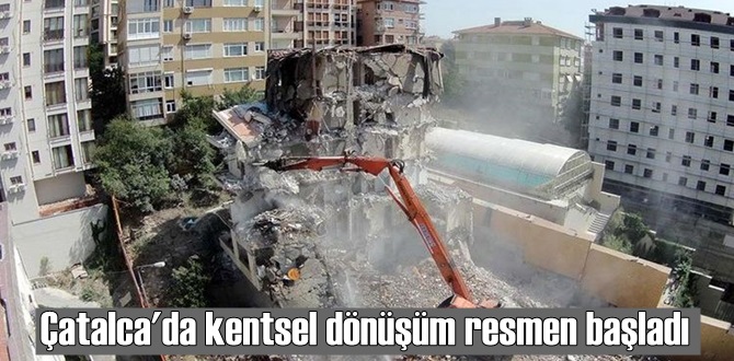 Çatalca'da kentsel dönüşüm