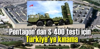Türkiye'ye S400 kınaması!