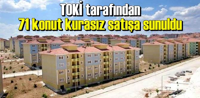 TOKİ'nin açık satış yöntemi