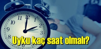 günlük uyku saati hesaplama işlemi