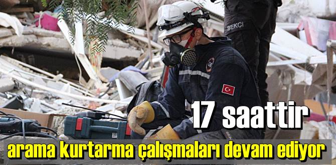 Hiç arama vermeden 17 saattir arama kurtarma çalışmaları devam ediyor!