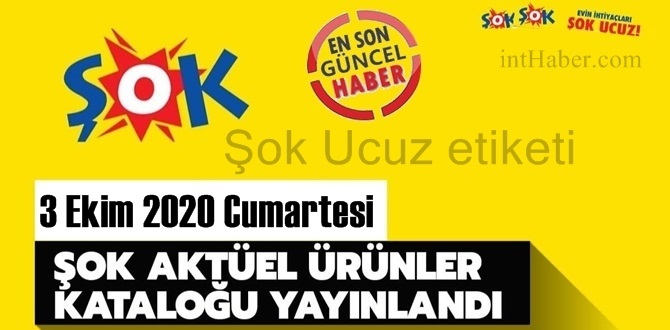 3 Ekim 2020 Şok Aktüel