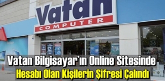 Vatan Bilgisayar'ın; online sitesinde