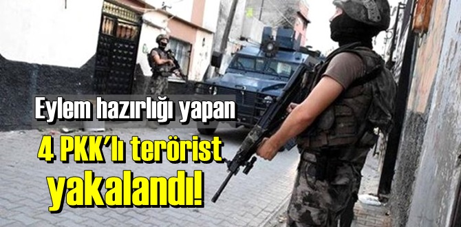 PKK'nın uyuyan hücrelerine yönelik yapılan operasyonda