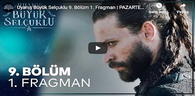 Uyanış Büyük Selçuklu 9.Bölüm Fragmanı