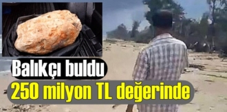 Balıkçı Naris Suwannasang buldu, kusmuğun değeri 250 milyon TL !