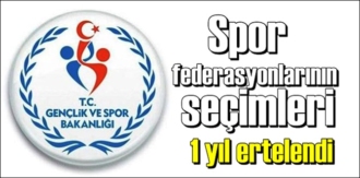 Covid-19 sebebi, Spor federasyonlarının seçimlerini Seneye (2021) Erteletti!