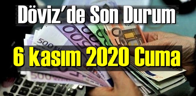 BUGÜN 6 kasım 2020 Cuma DÖVİZ FİYATLARI NE KADAR OLDU?