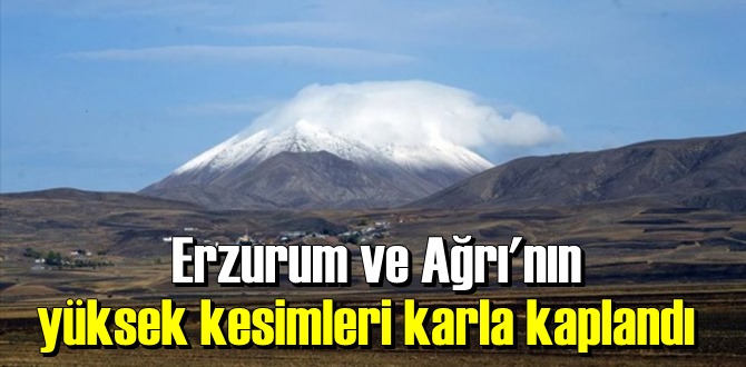 2020'nin ilk Kar'ı dağlara düştü