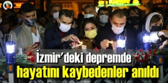 Deprem'de Ölenler Anıldı!