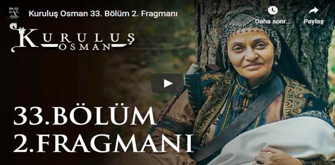 9 Kasım Kuruluş Osman 33.Bölüm 2. Fragmanına bakıver