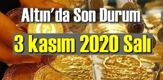 3 kasım 2020 Salı 08:30 Saat itibariyle Altın fiyatları SON DAKİKA!
