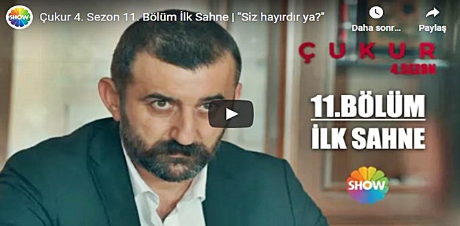 10 Kasım Çukur 103.Bölüm Fragmanına bakıver