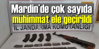 İstihbarat değerlendirildi ,Mardin’de çok sayıda mühimmat ele geçirildi!