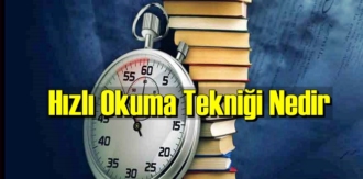 İlginç ama gerçek: Hızlı Okuma Tekniği Nedir biliyor musunuz!