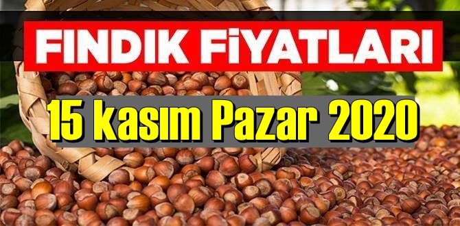 15 kasım Pazar 2020 Türkiye günlük Fındık piyasası, Fındık bugüne nasıl başladı