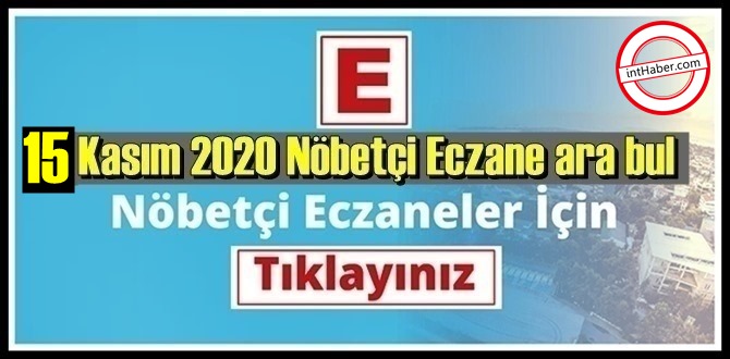 Nöbetçi Eczane nerede, size en yakın Eczaneler listesi