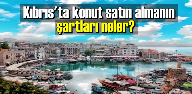 Kıbrıs'ta konut satın almanın şartları neler?