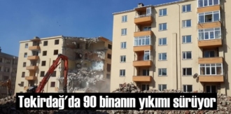 Deprem tehlikesi açısından büyük risk taşıyan Tekirdağ'da dönüşüm çalışmaları hızlandı.